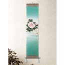 京の名勝 花寺の四季12ヶ月　手描き友禅 布絵掛軸コレクション
