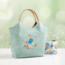 ＜ピーターラビット™　スウィート・ブロッサム＞柔らかヌバックレザーの刺繍バッグ