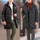 ダブルダンディズム　尾州ウールと高機能素材のリバーシブルダウンコート