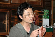 念珠について力強く語る10代目