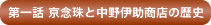 第一話 京念珠と中野伊助商店の歴史