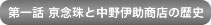 第一話 京念珠と中野伊助商店の歴史