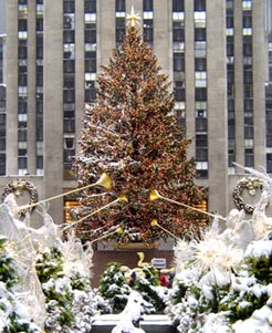 ロックフェラーセンターのクリスマスツリー