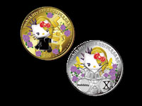 yoshikitty10周年記念公式カラー貨幣